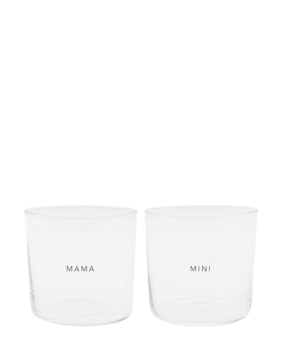 Trinkglas Set Mama & Mini One Size