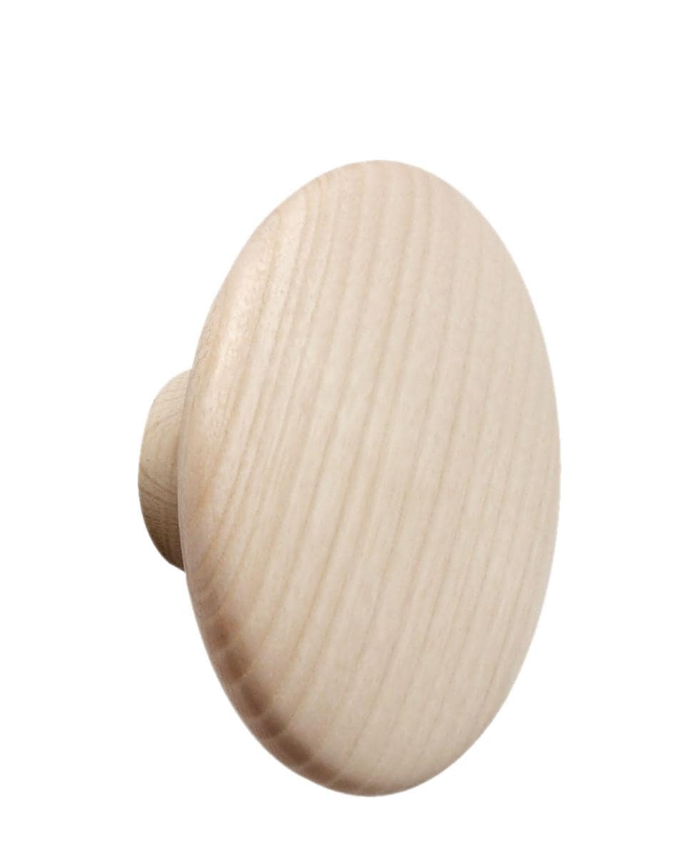 Wandhaken Dots Wood ⌀ 6,5 cm