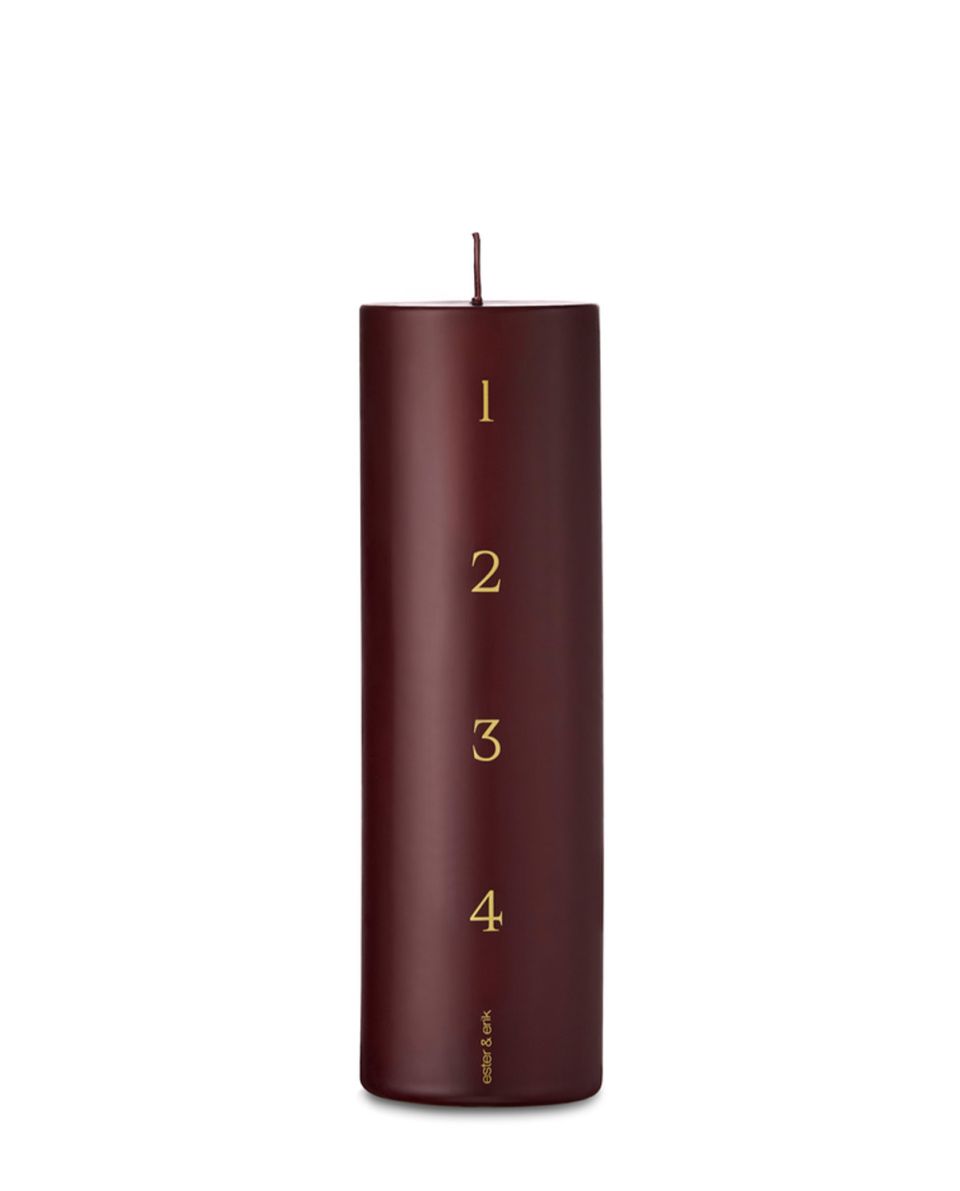 Blockkerze Pillar Calendar Candle 