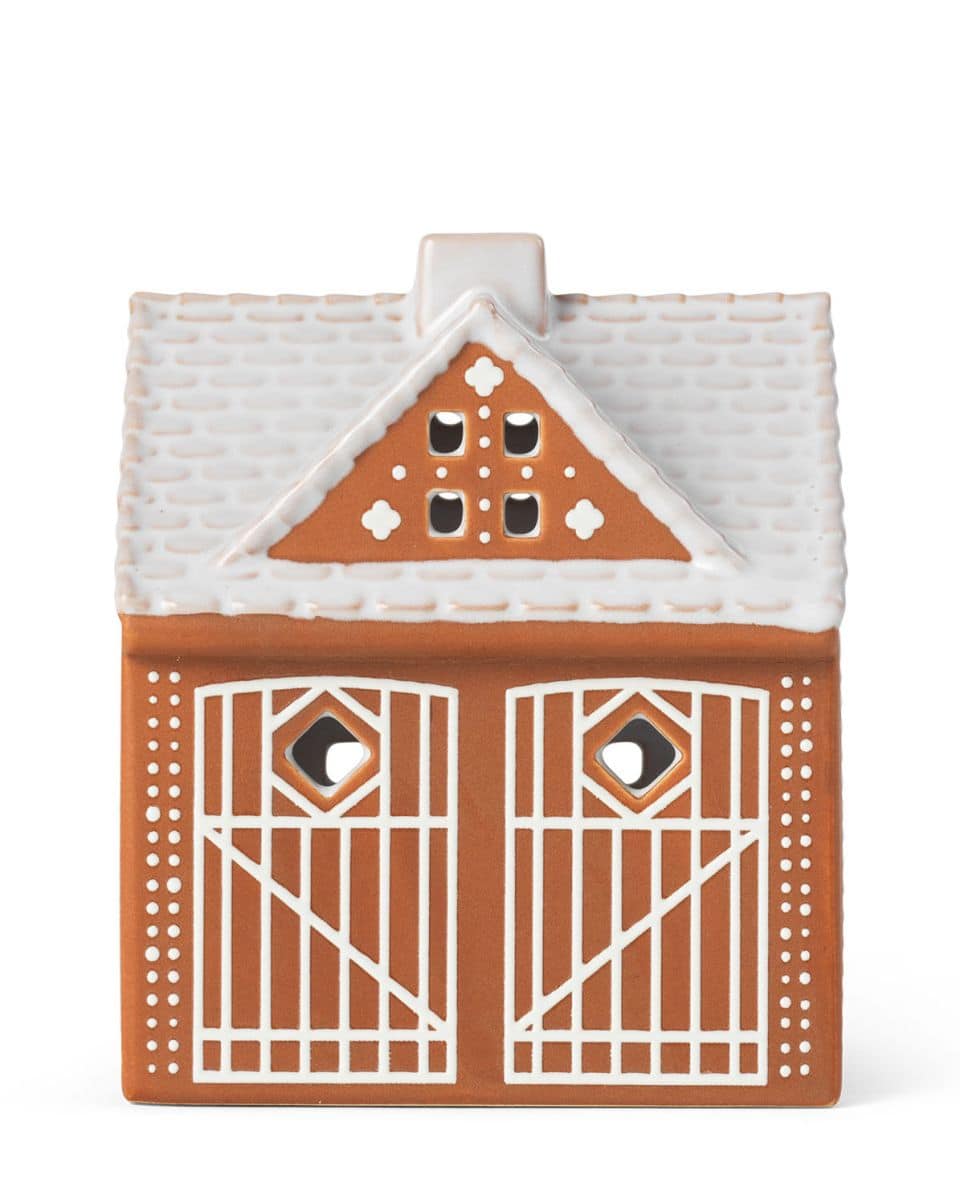 Kerzenhaus Gingerbread Weihnachtskrippe 