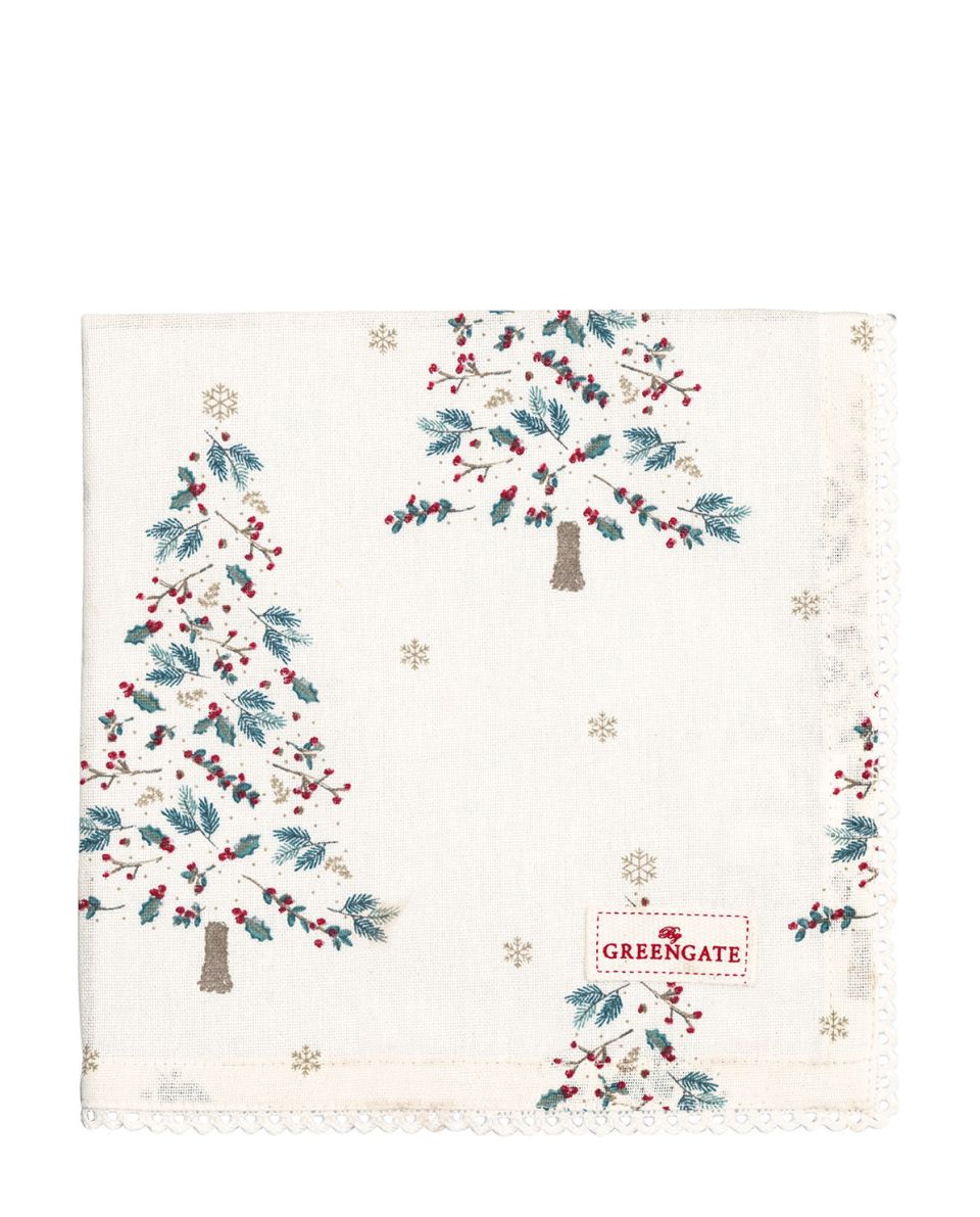 Lucie Stoffserviette xmas white One Size