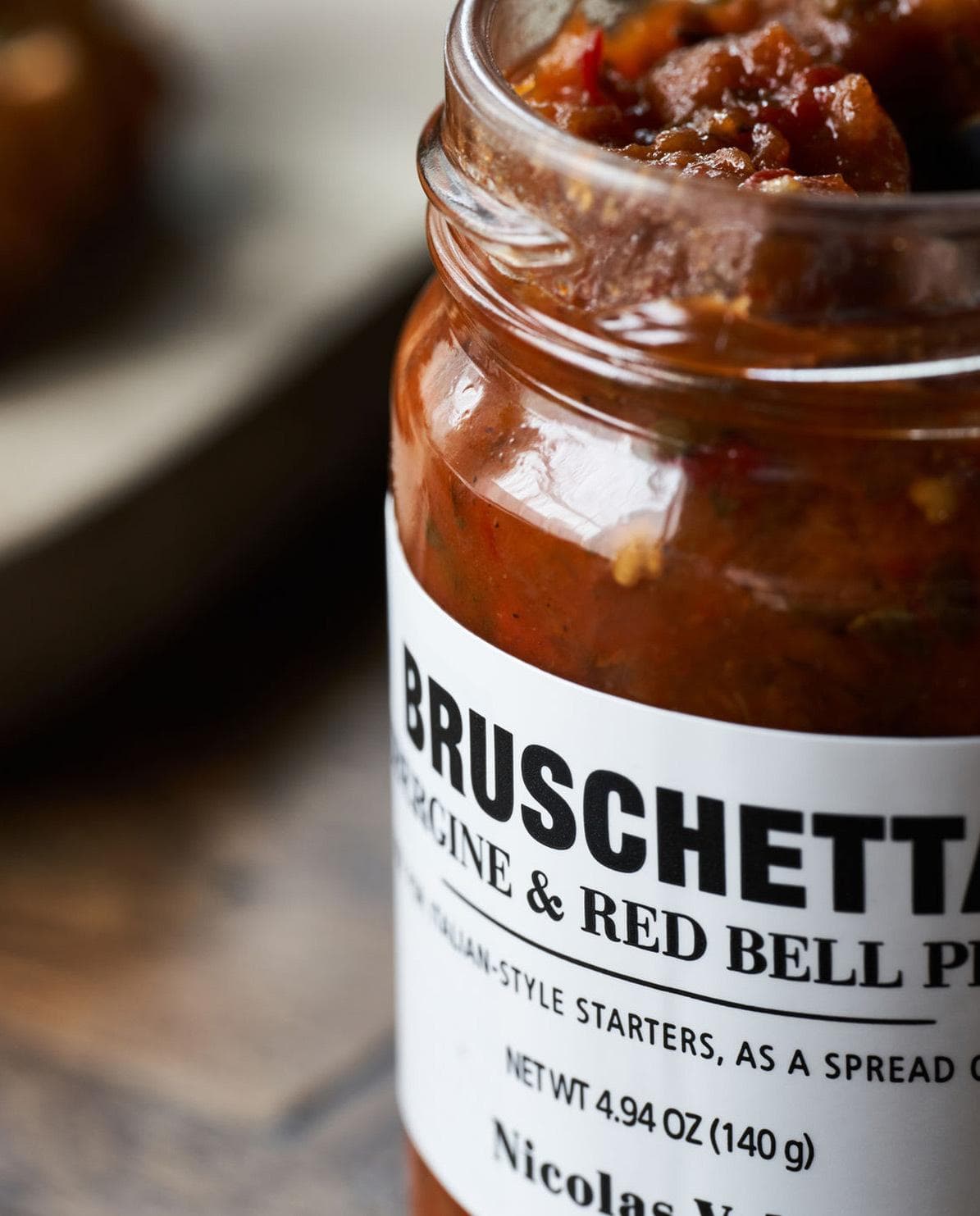 Bruschetta Aubergine & rote Paprika One Size