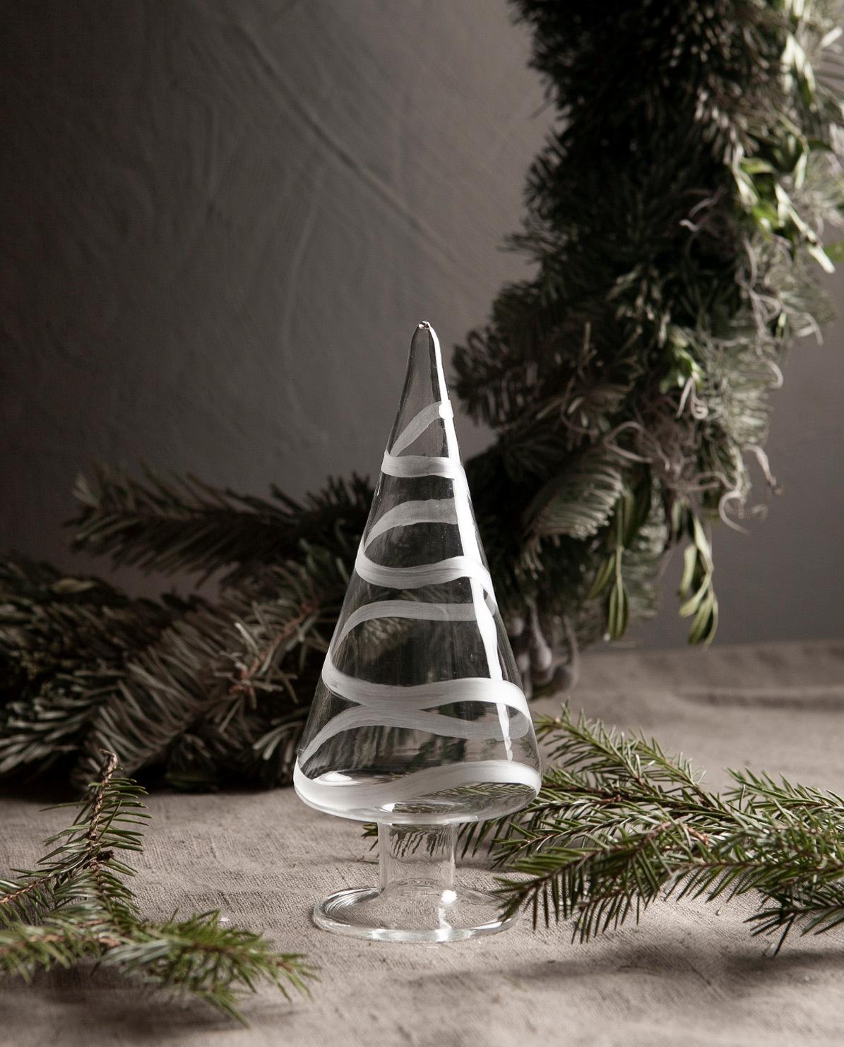 Deko Weihnachtsbaum Granbo silver 16 cm H