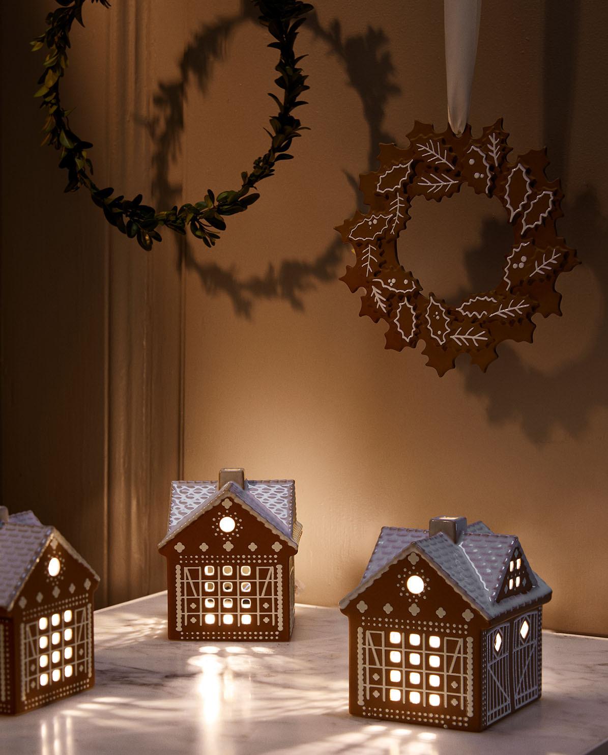 Kerzenhaus Gingerbread Weihnachtskrippe One Size