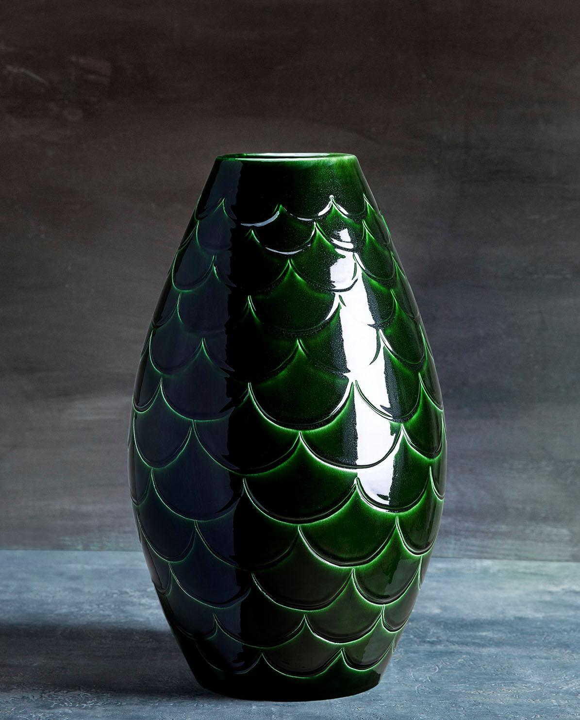 Vase Misty Cone Glazed One Size