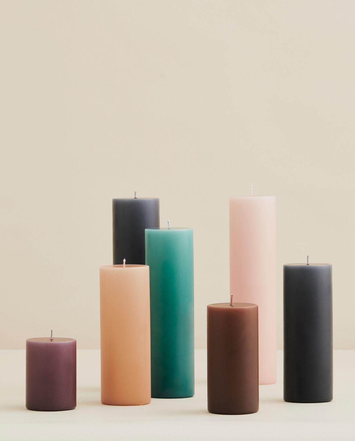 Blockkerze Pillar Candle ⌀ 7 cm, 10 cm H