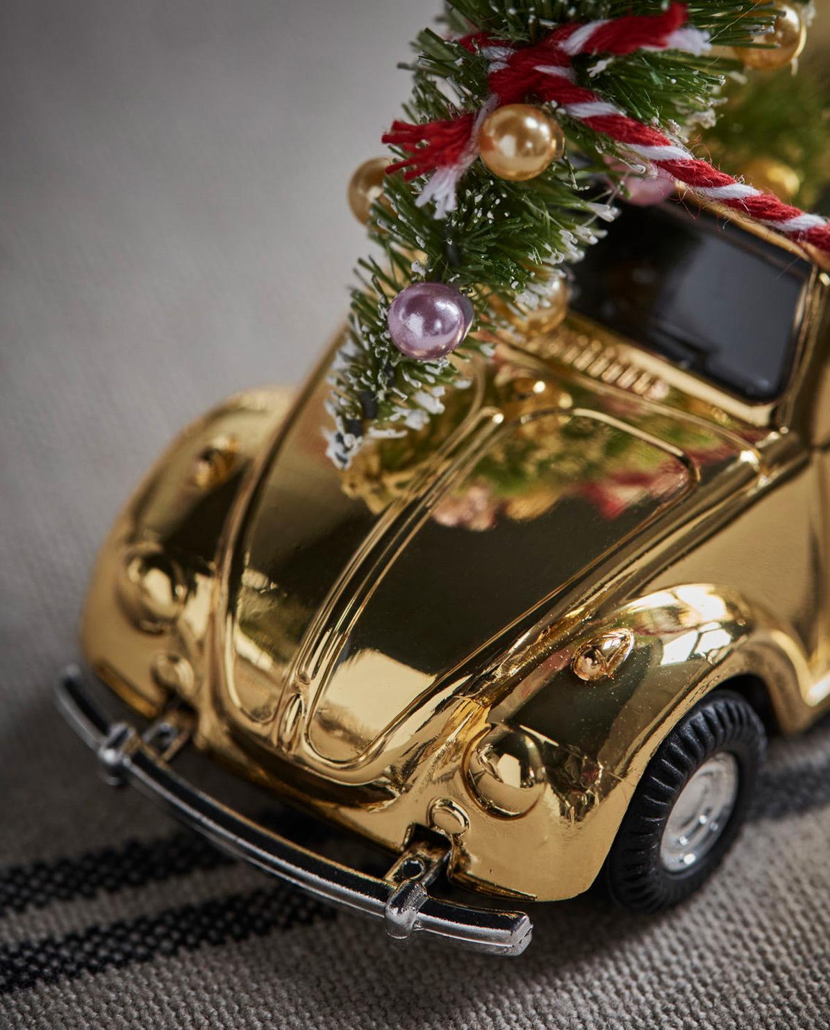 Deko Auto Mini Xmas Car 8,5 cm L