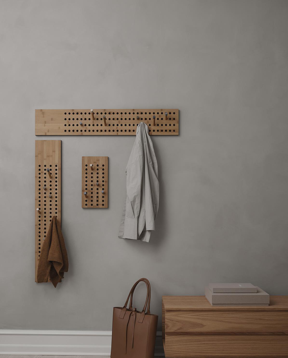 Garderobe Scoreboard Oak vertical 