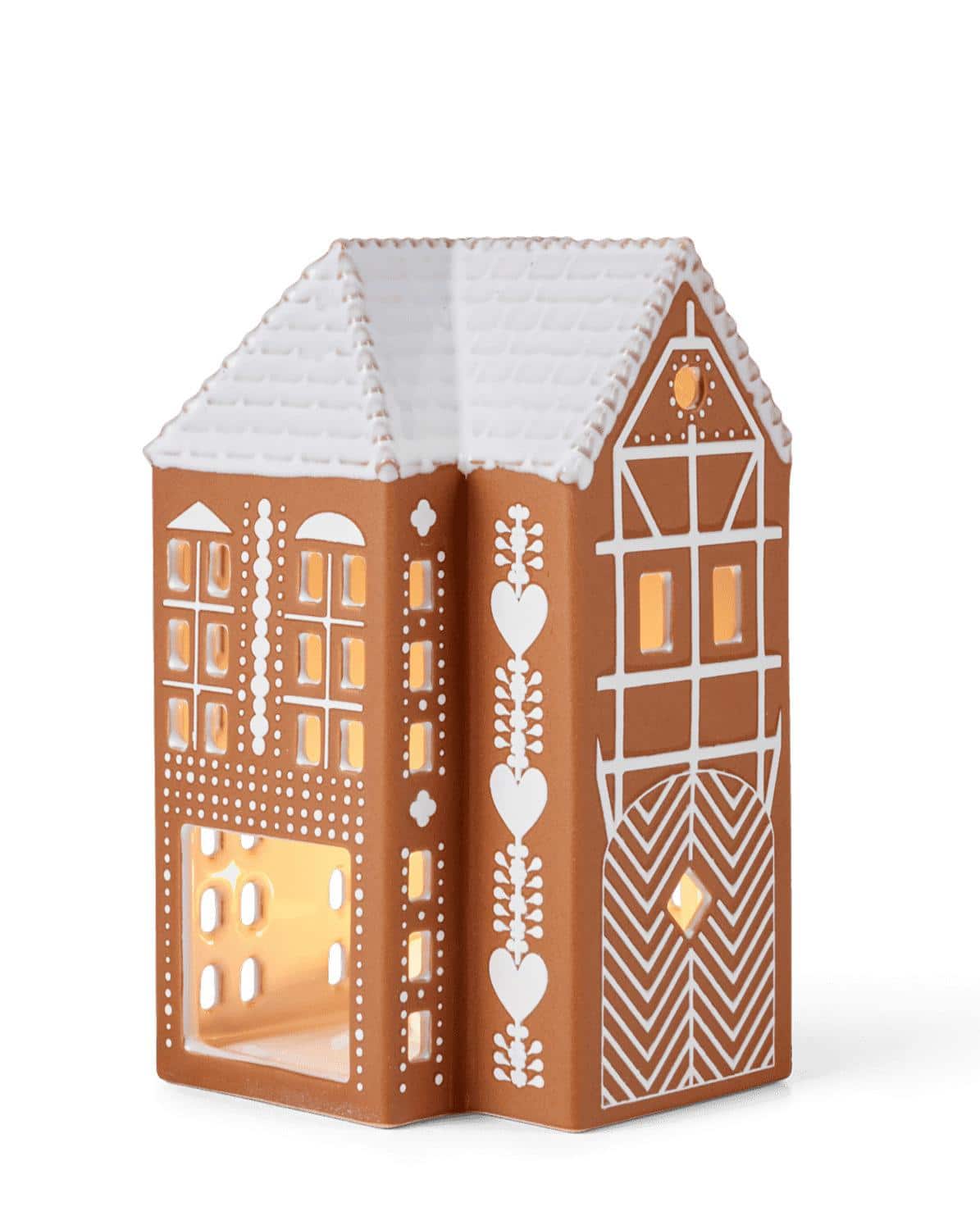 Gingerbread Lichthaus 17 cm H