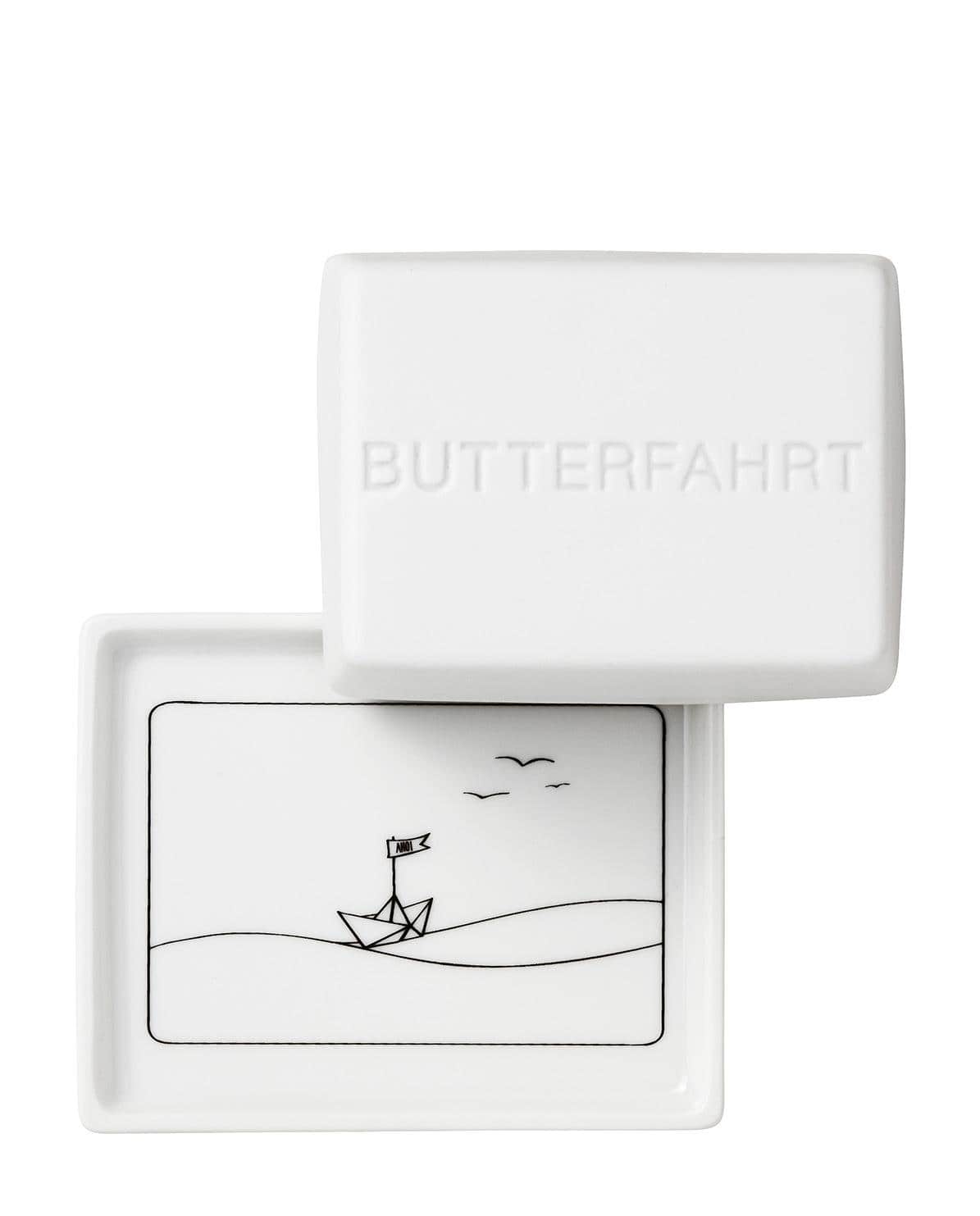 Poesie et Table Butterdose Butterfahrt 10 x 8 cm