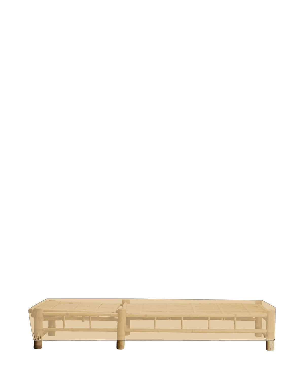 Schutzhülle für Lounge Bamboo Liege 80 cm B