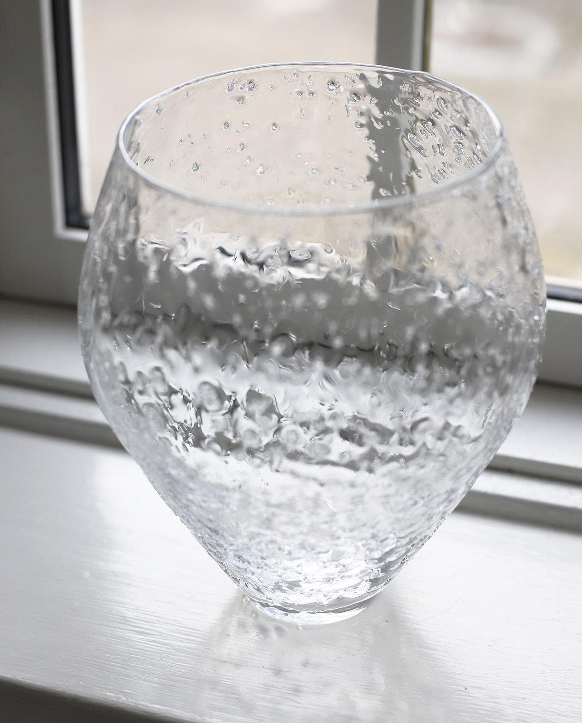 Vase Crushed Glass medium One Size