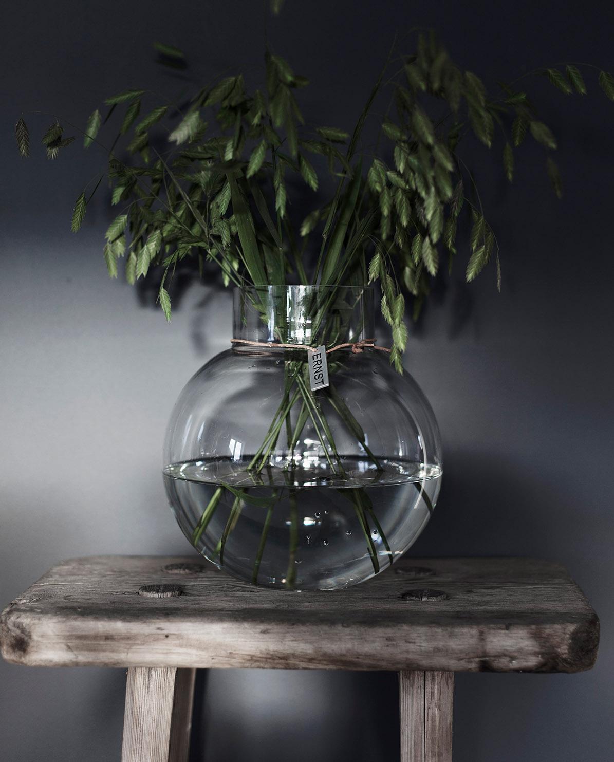 Vase Glas Rund Ø 37 cm