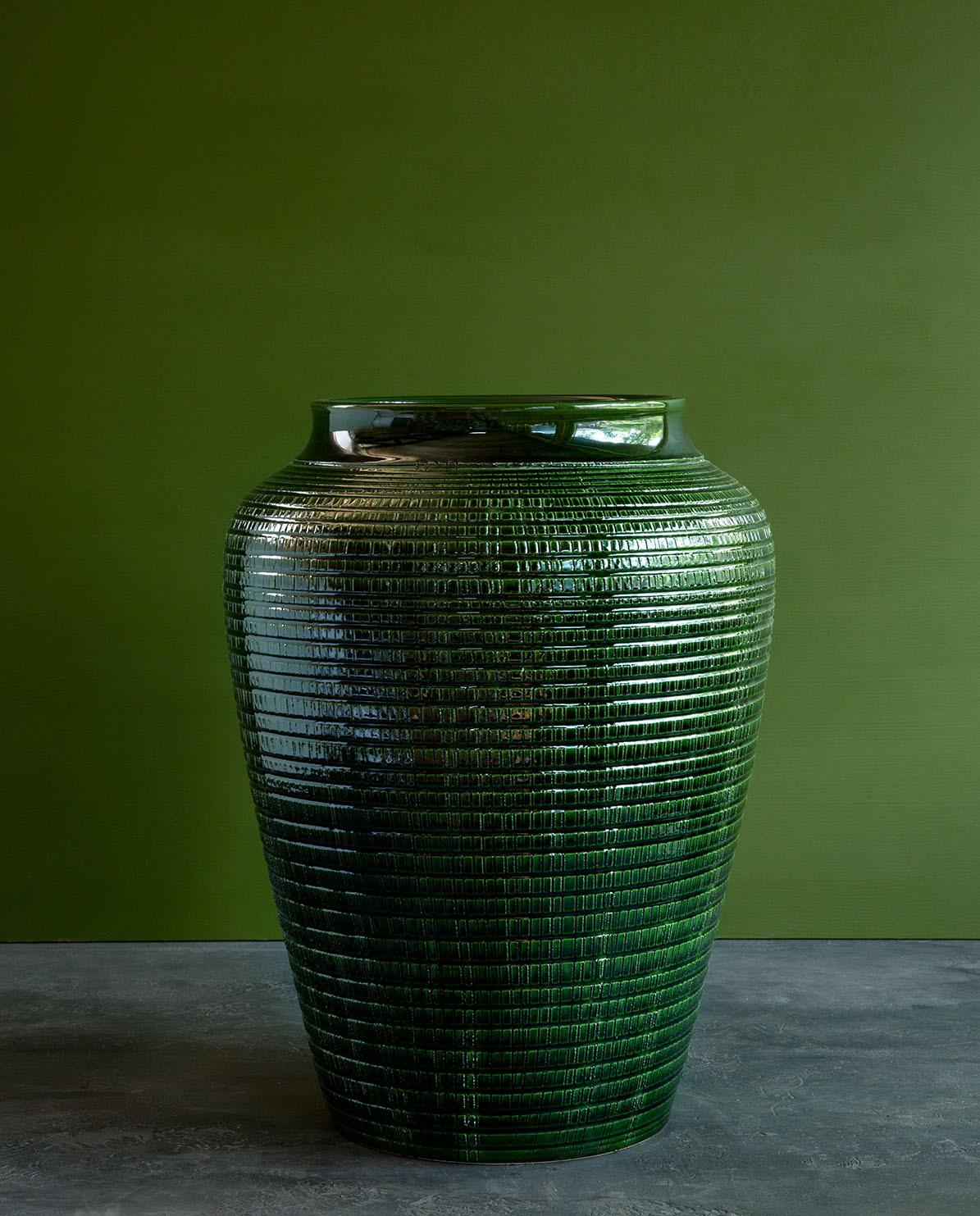 Vase Willow Glazed 25 cm H