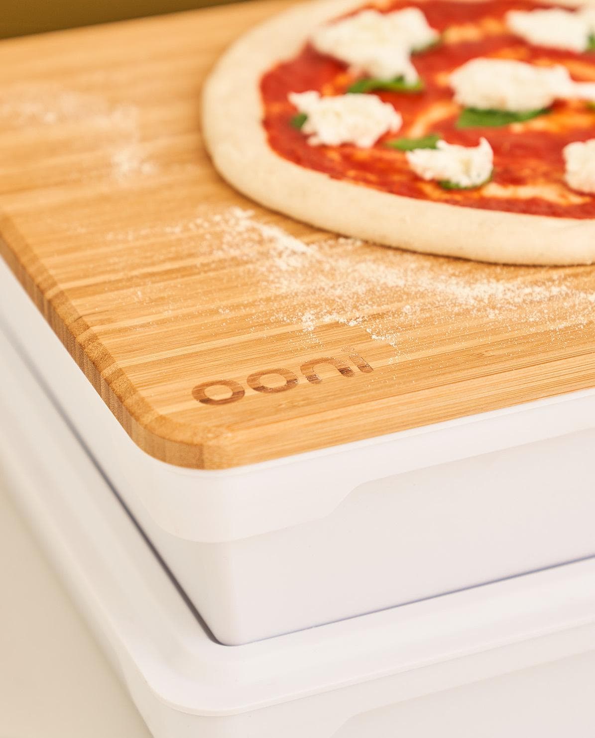 Bambusdeckel für Aufbewahrunsbox Pizzateig One Size