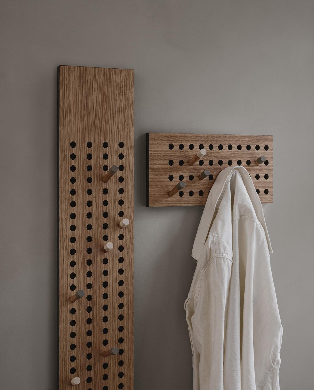 Garderobe Scoreboard Oak vertical 