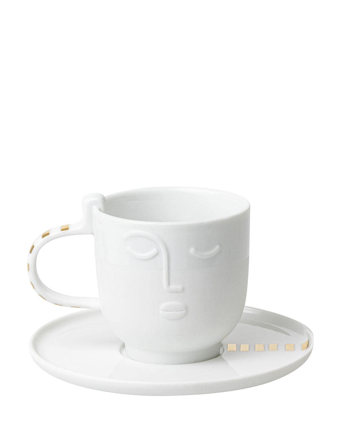 Tischgestalten Tasse Calda mit Untertasse One Size