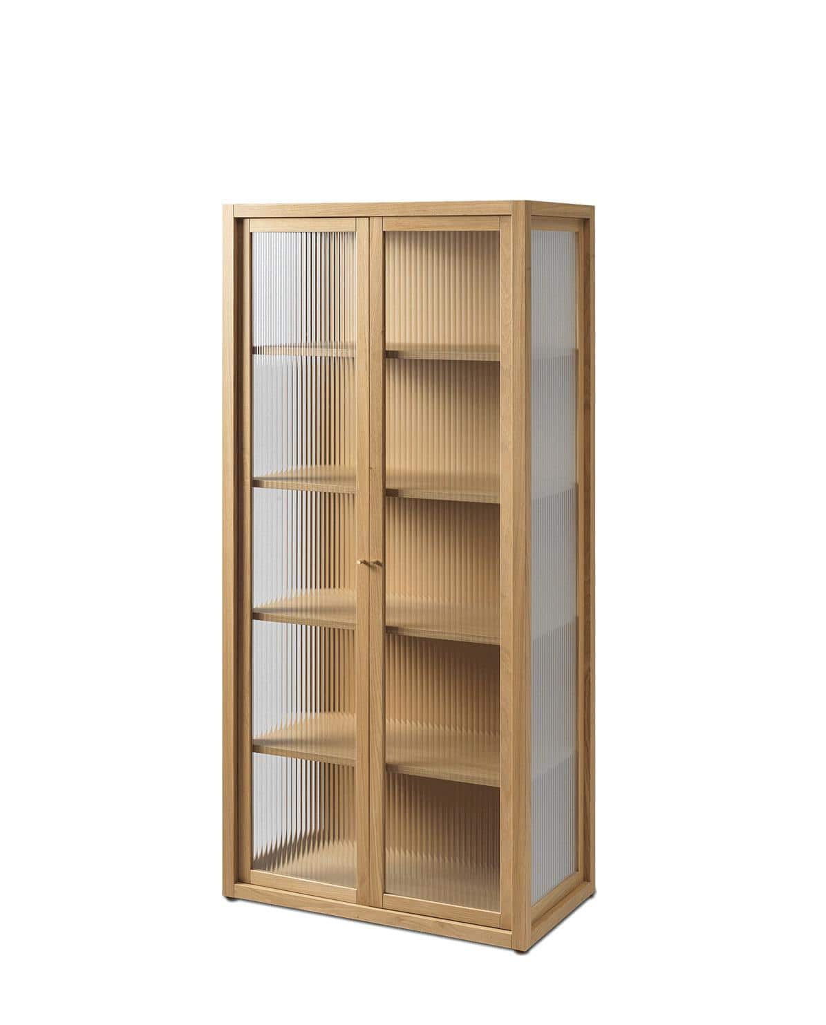 Vitrine Reed natural oak 