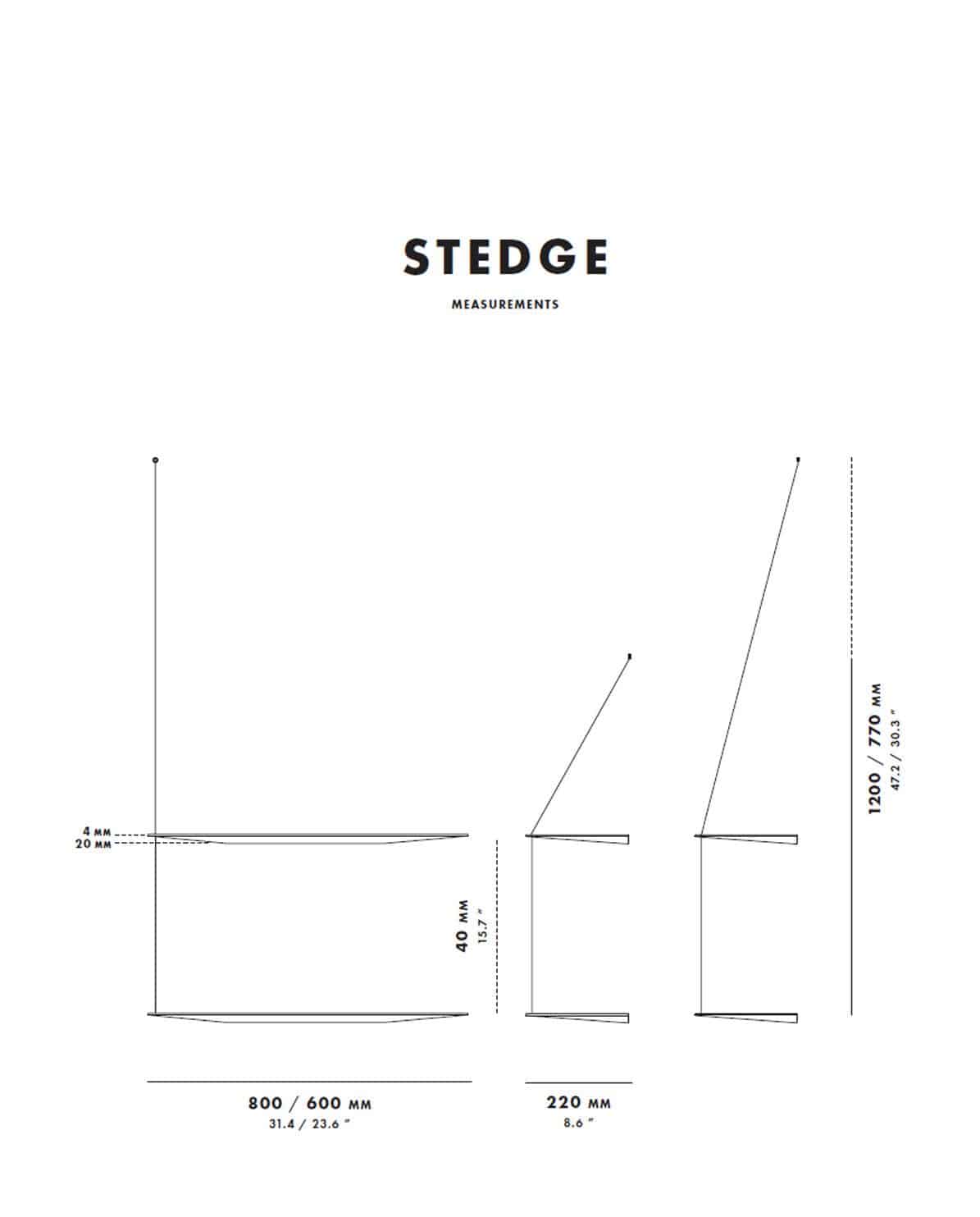 Regal Stedge 60 cm L