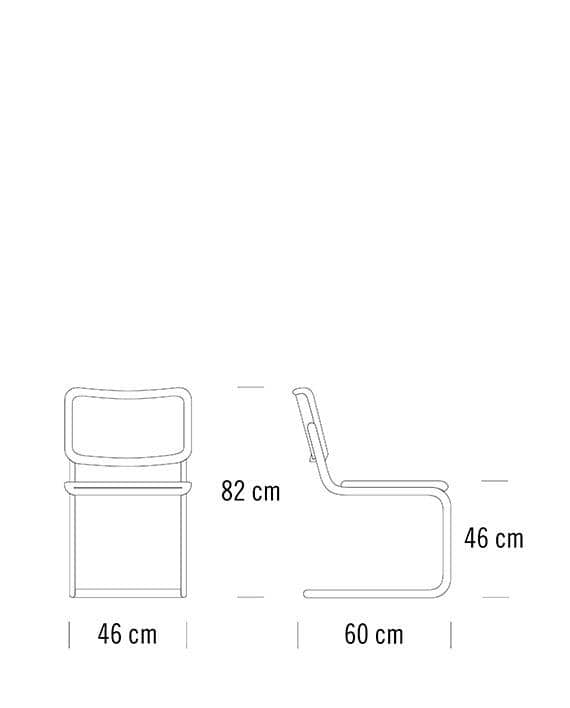 Stuhl Freischwinger S32V One Size