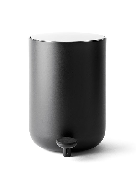 Abfalleimer Pedal Bin black 7 l