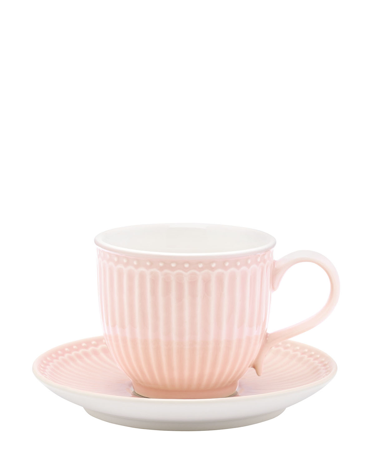 Alice Tasse & Unterteller pale pink