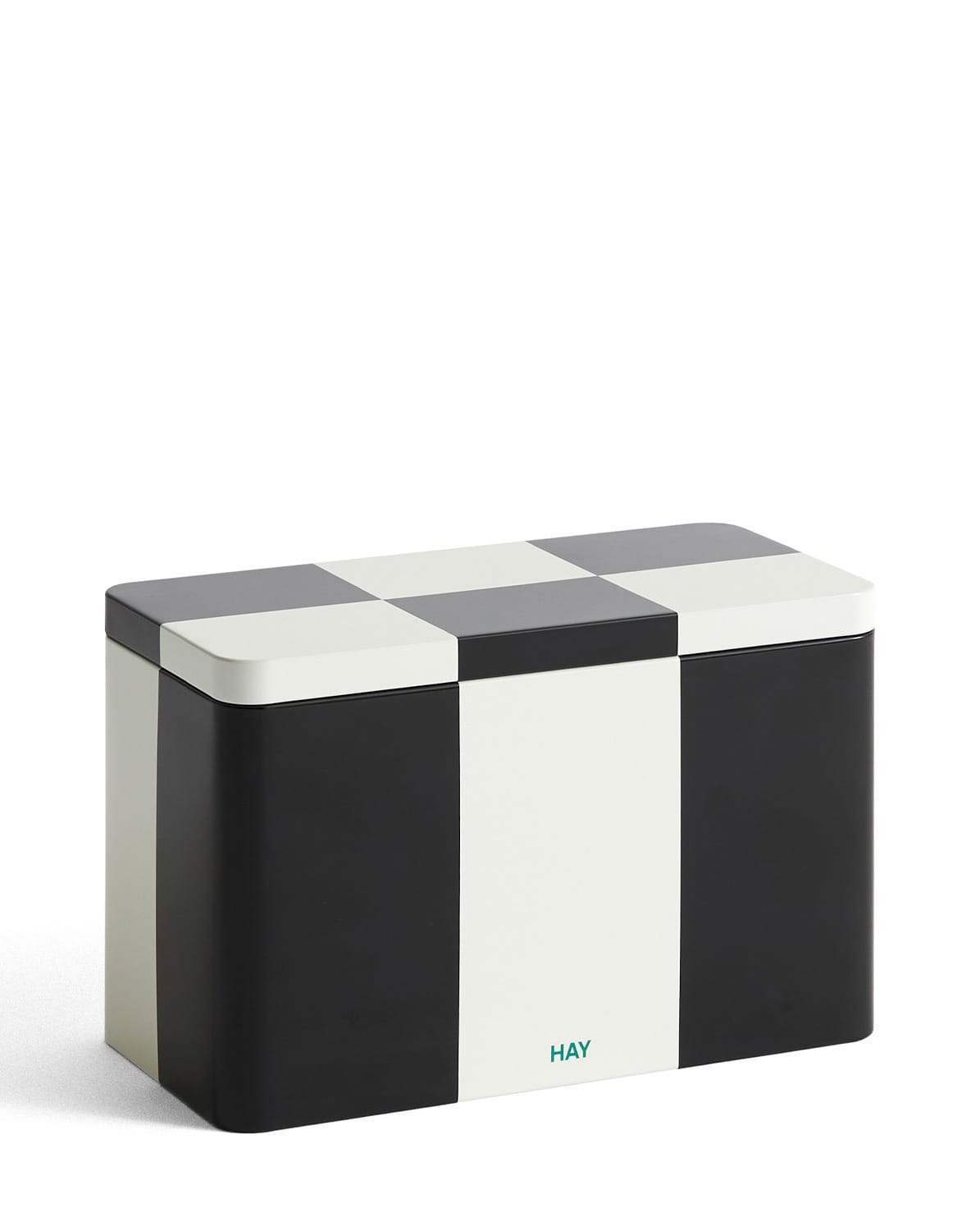 Aufbewahrungsdose Tin Container black & off-white M