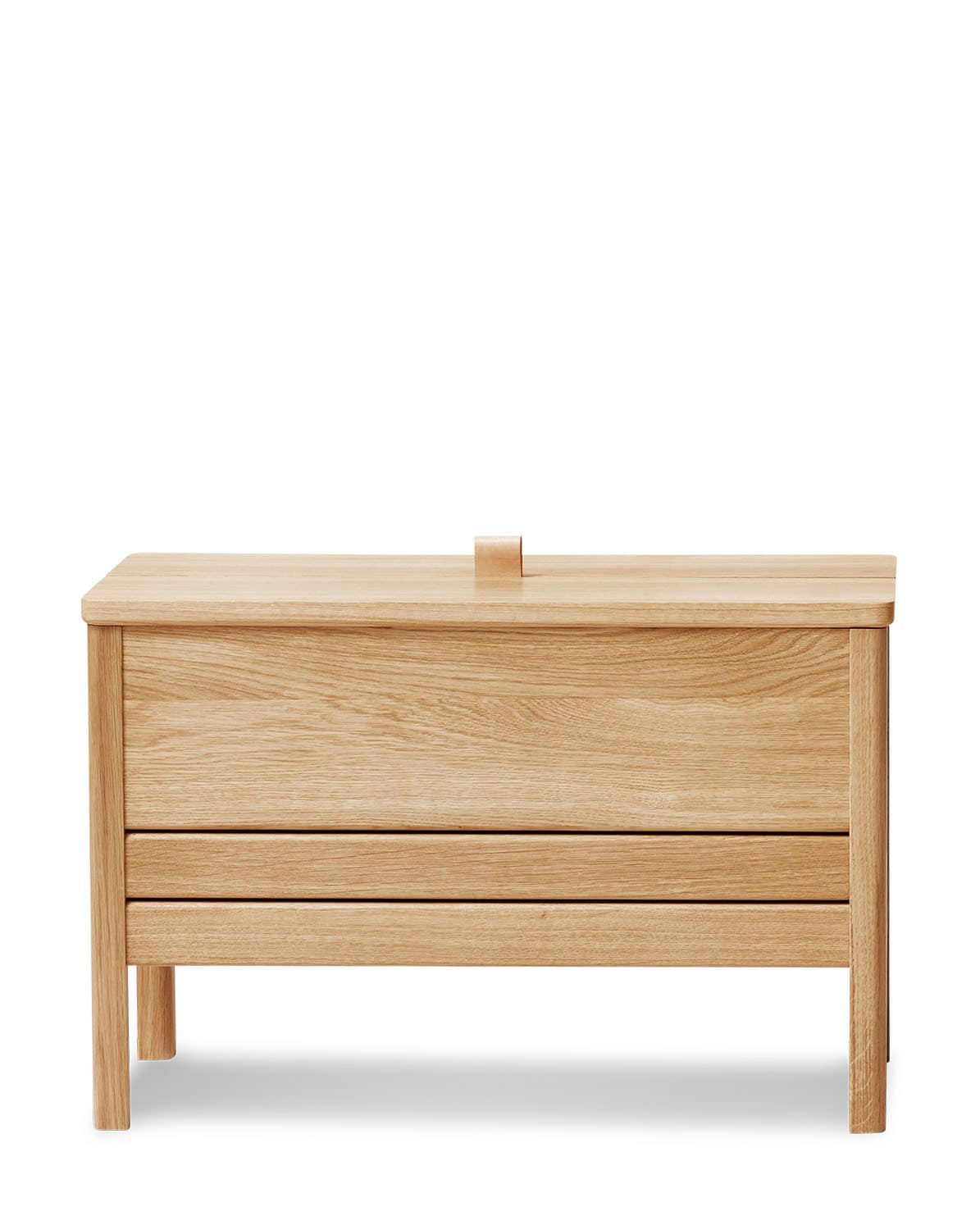 Bank A Line Storage oiled oak 68 cm L