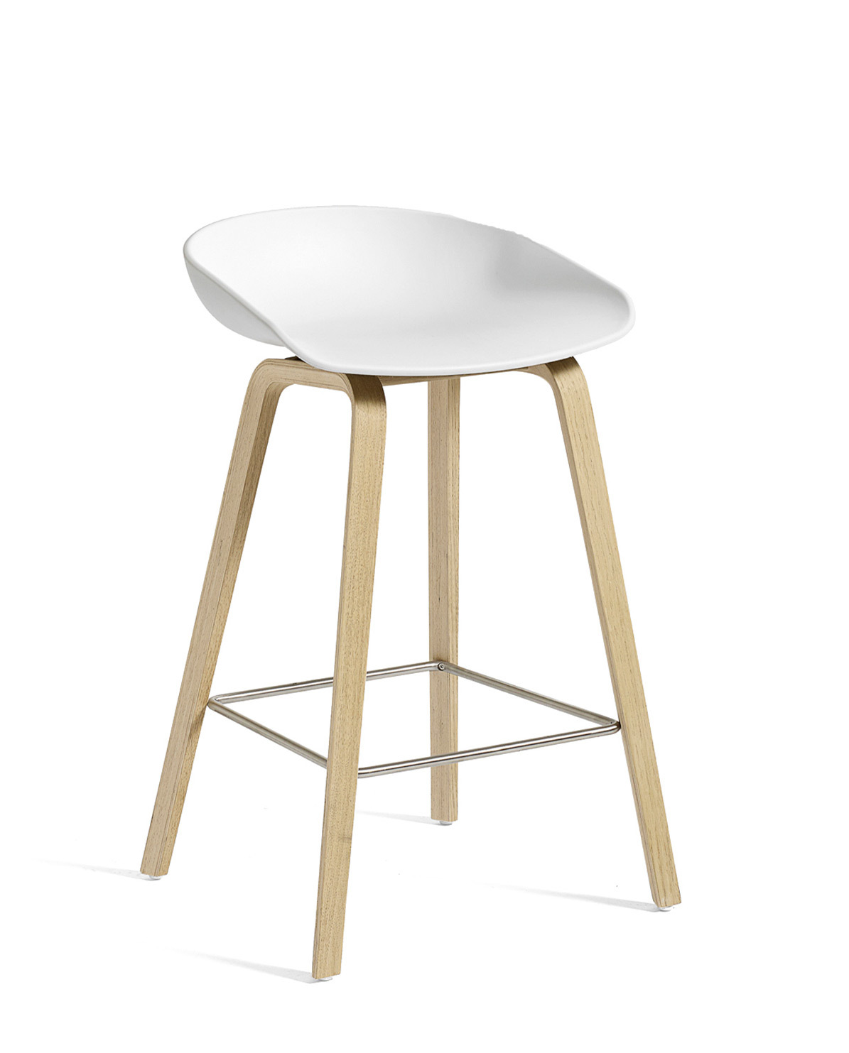 Barhocker About A Stool AAS32 Soaped Oak white 2.0 85 cm H