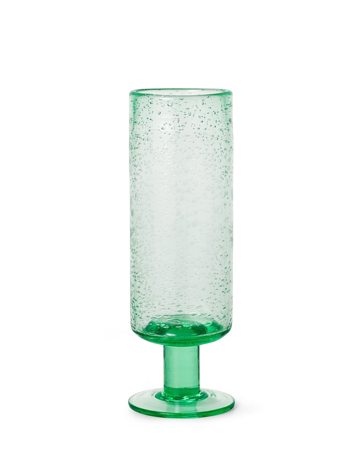 Champagnerglas Oli clear/green