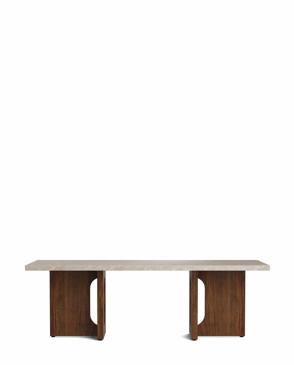 Couchtisch Androgyne Wood walnut/Kunis Breccia