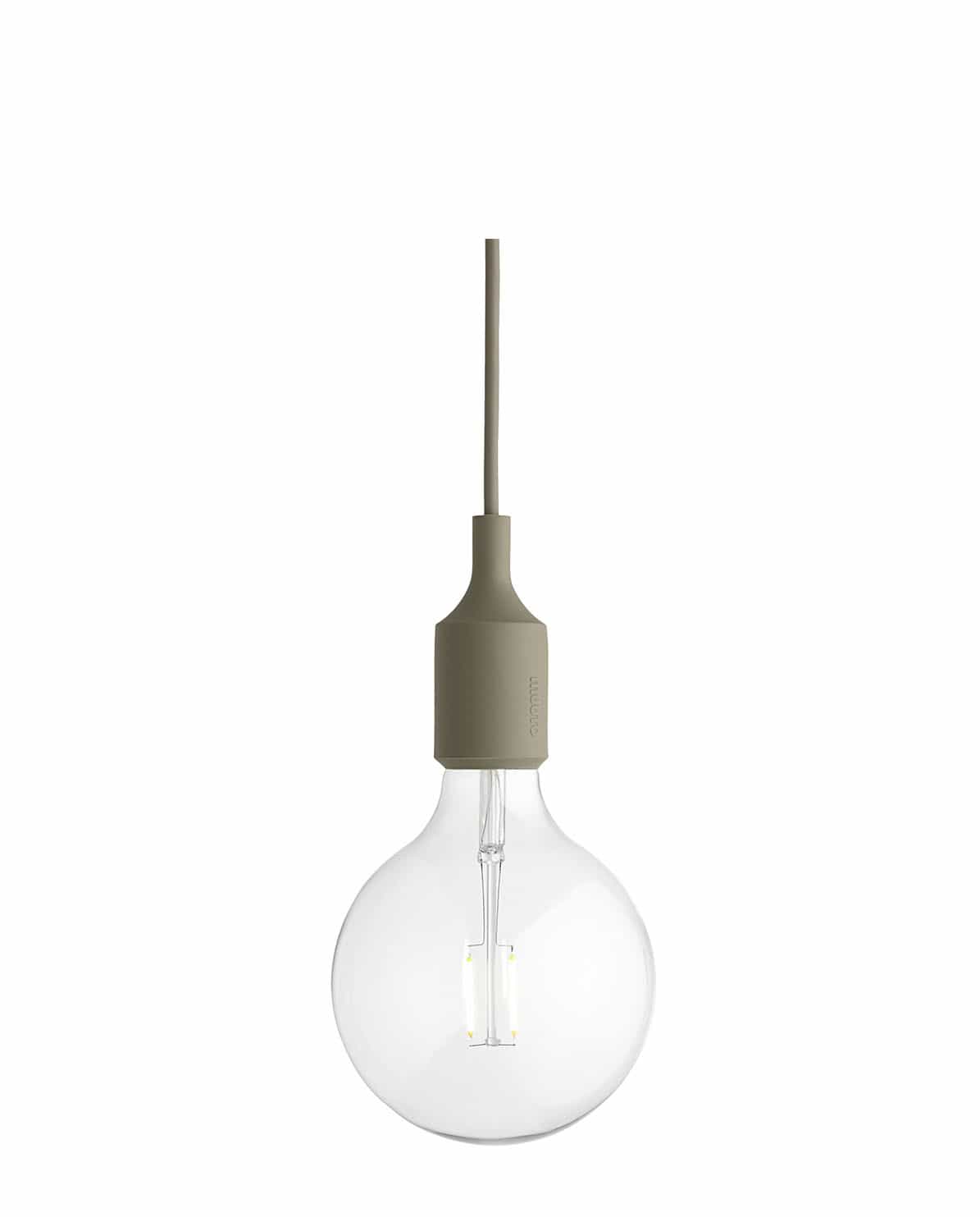 Deckenleuchte E27 Pendant Lamp olive