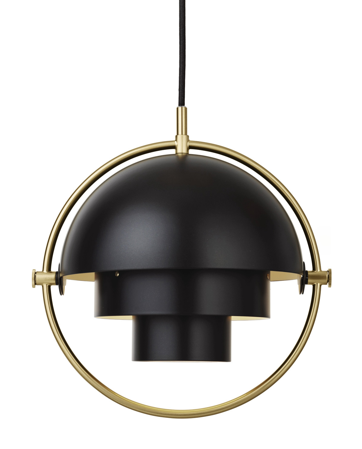 Deckenleuchte Multi-Lite brass/black ⌀ 36 cm