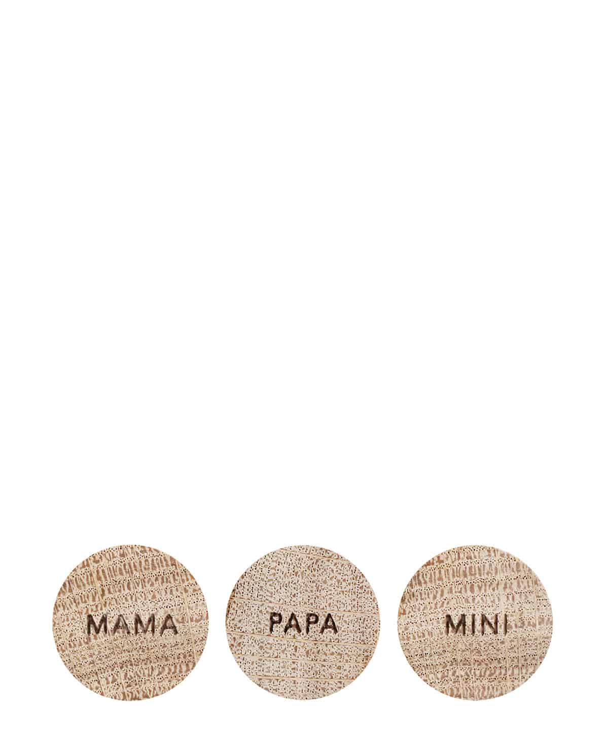 Holzmagnet Set Familie