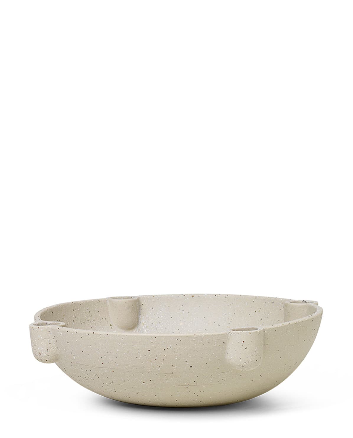 Kerzenhalter Bowl light grey