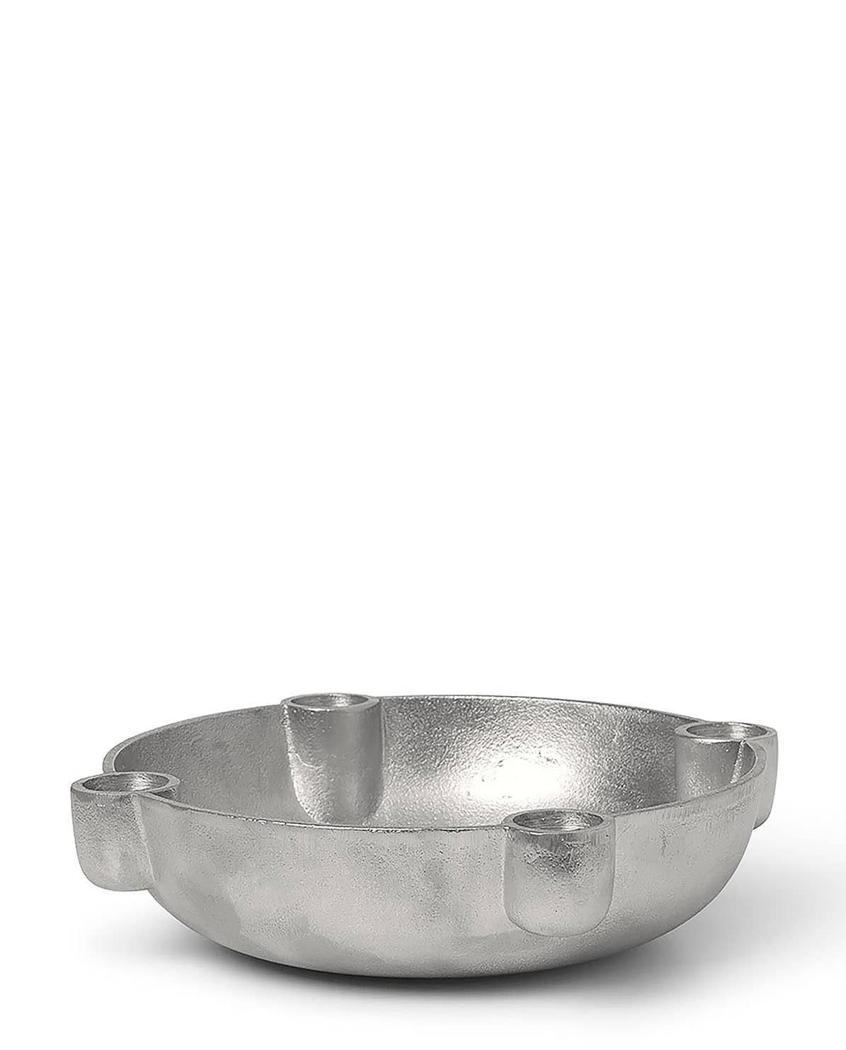 Kerzenhalter Bowl Medium aluminium