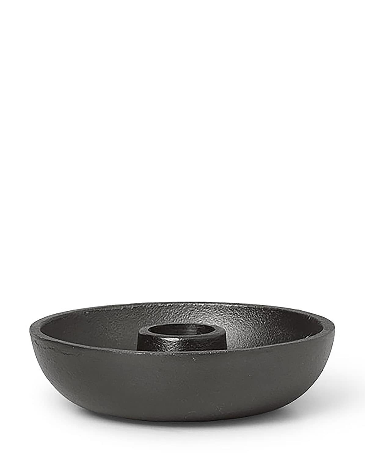 Kerzenhalter Bowl Single blackened aluminium