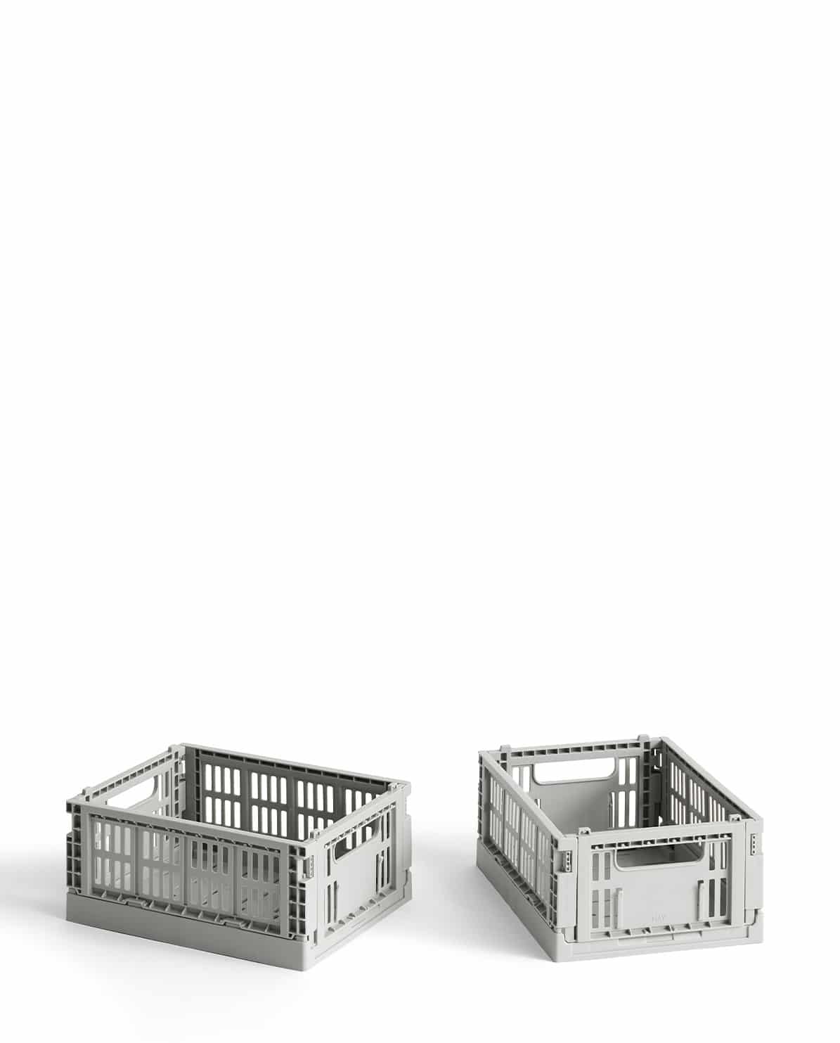 Klappkiste Colour Crate mini Set light grey