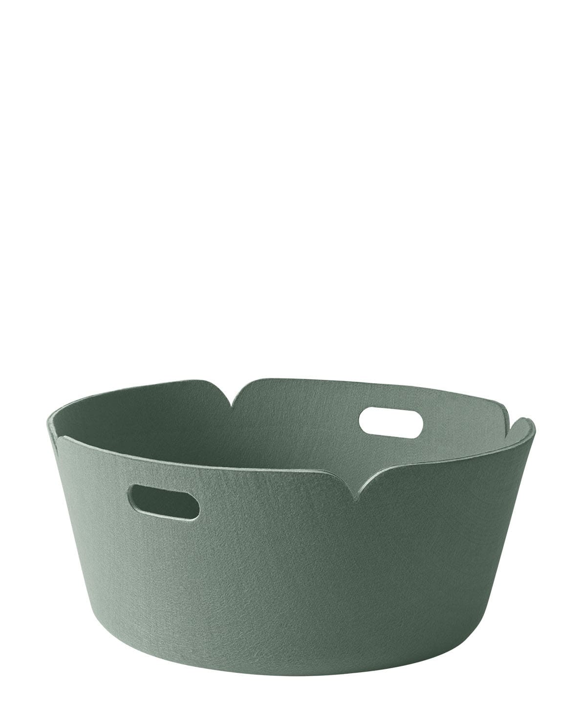 Korb Restore Round Basket dusty green