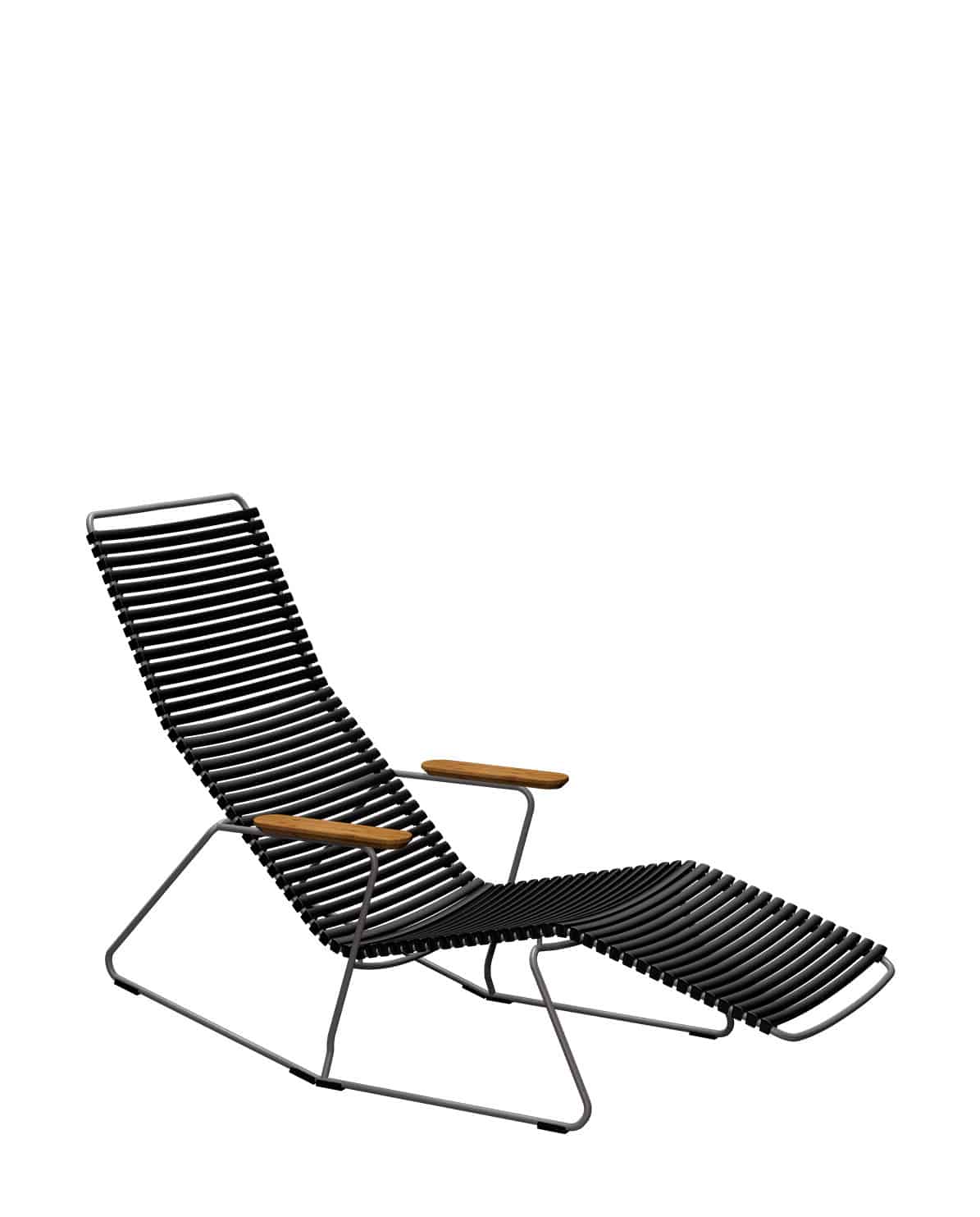 Liegestuhl CLICK Sunrocker black