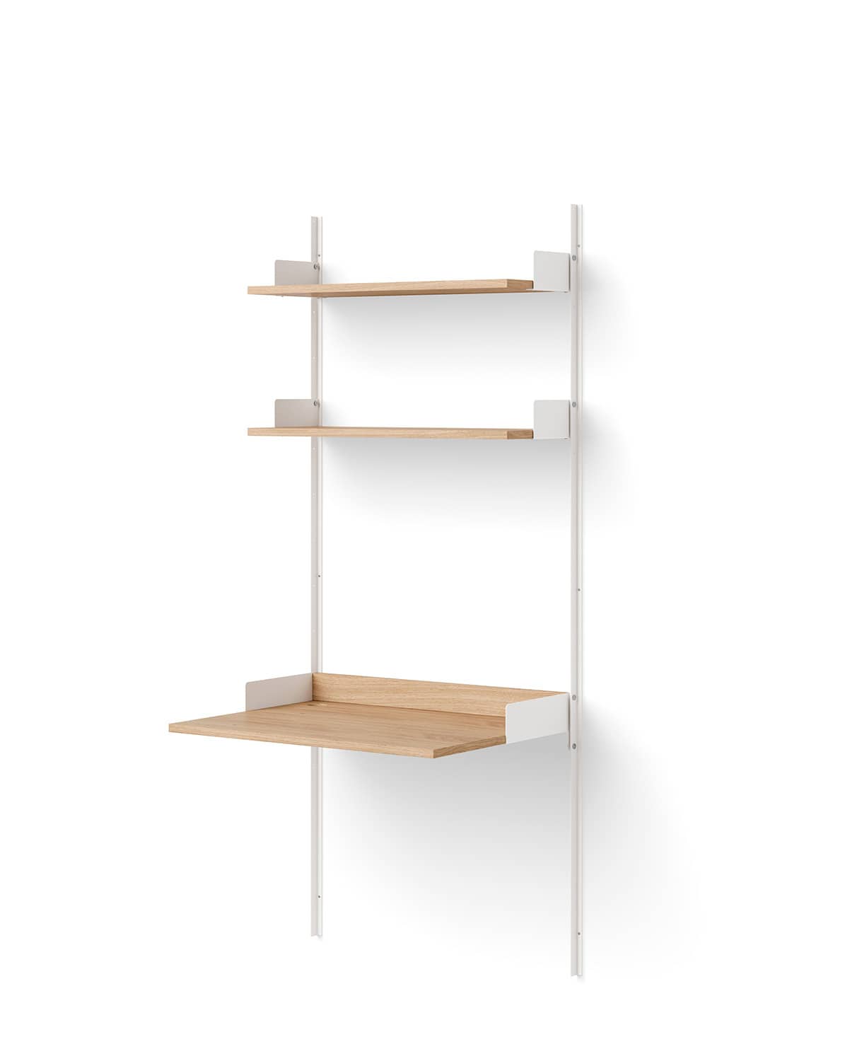 Regal New Works Study Shelf oak/white