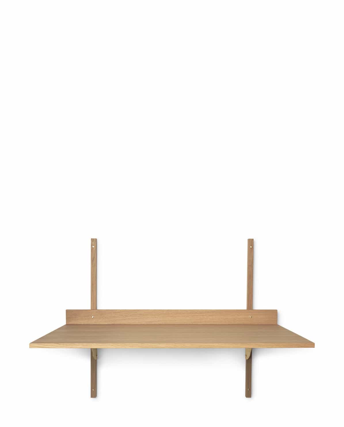 Schreibtisch Sector oak/brass