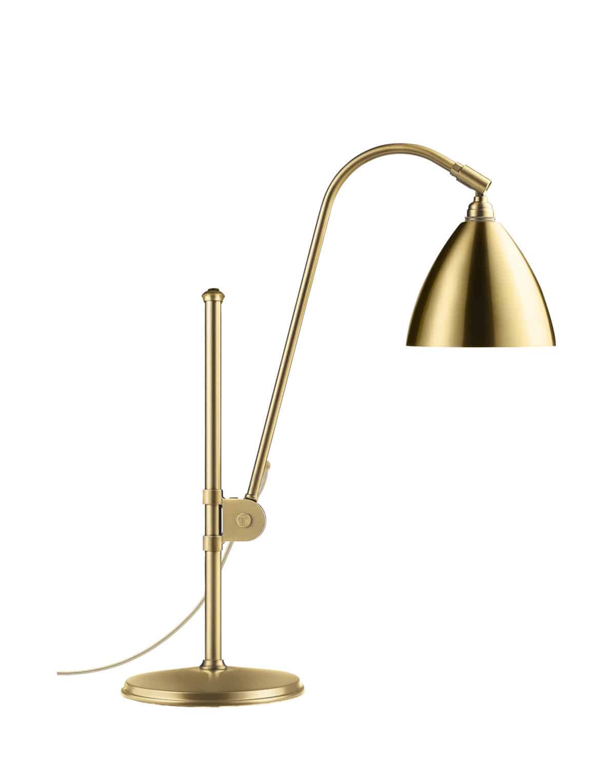 Schreibtischleuchte Bestlite BL1 shiny brass