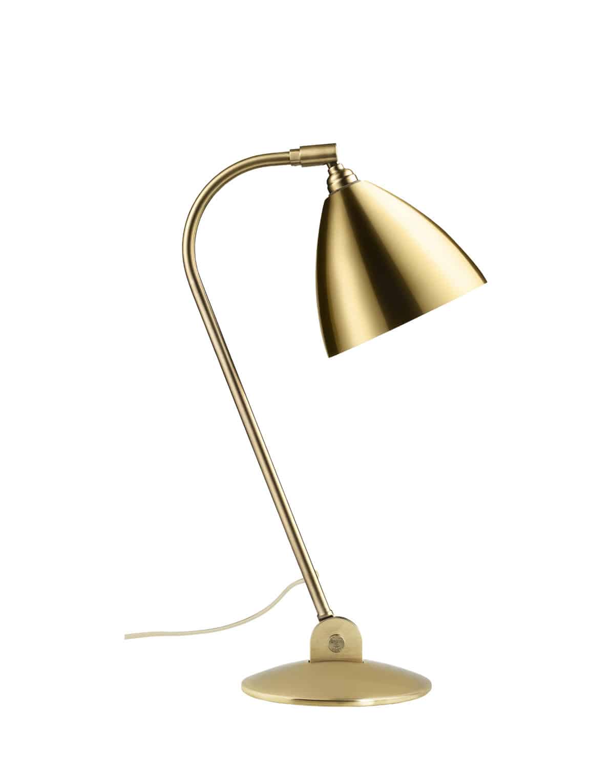 Schreibtischleuchte Bestlite BL2 shiny brass