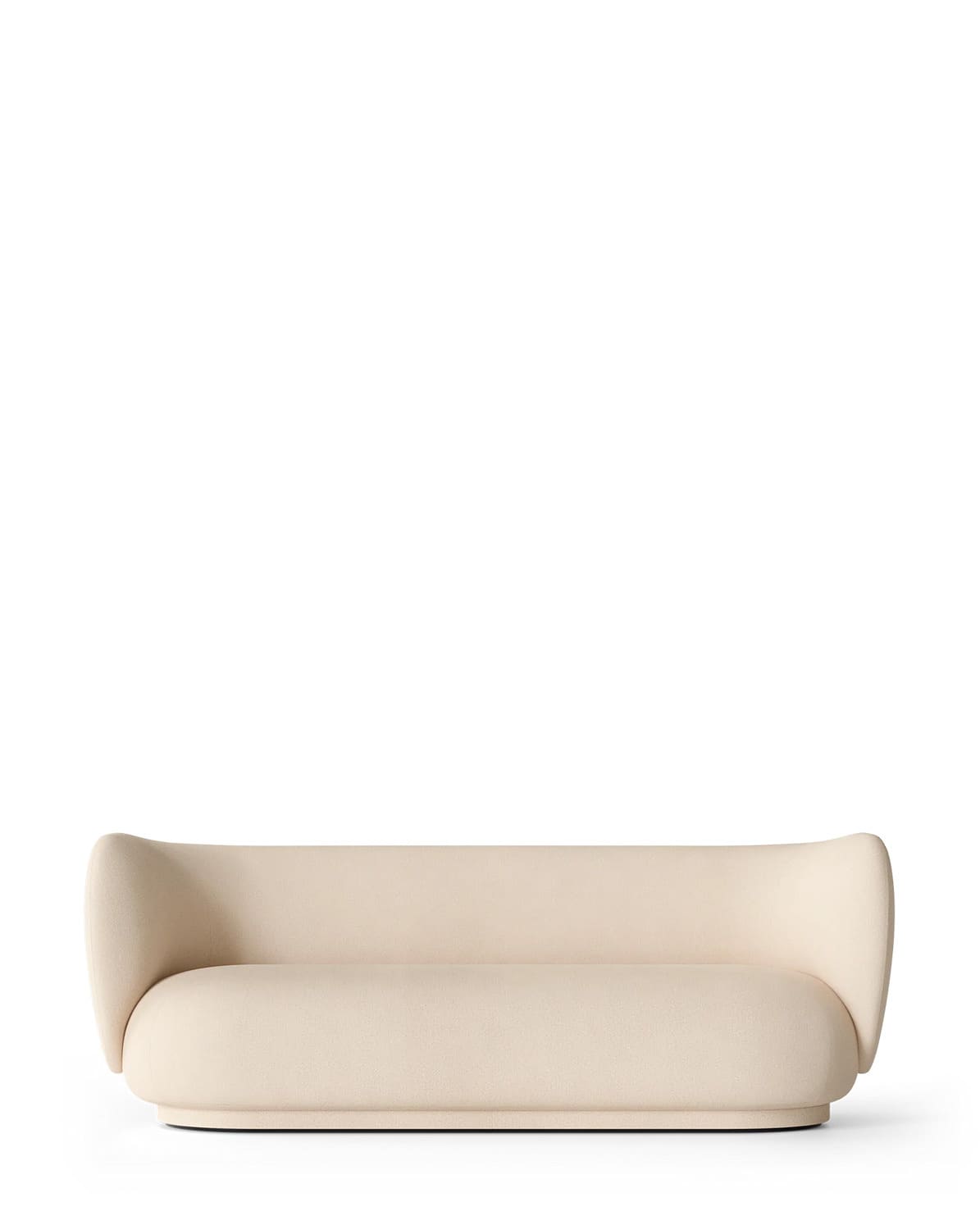 Sofa 3-Sitzer Rico brushed/off white