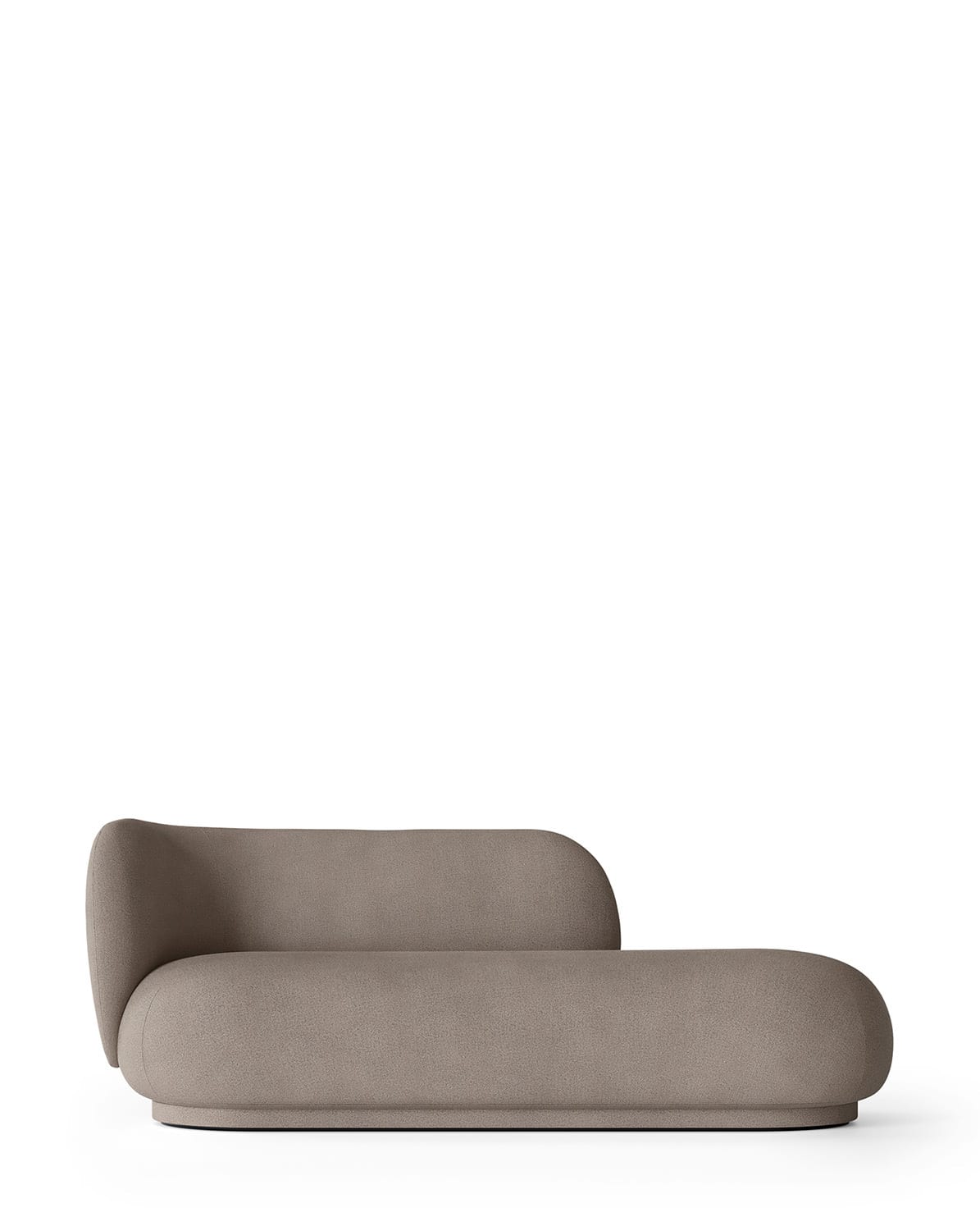 Sofa Rico Divan L brushed/warm grey