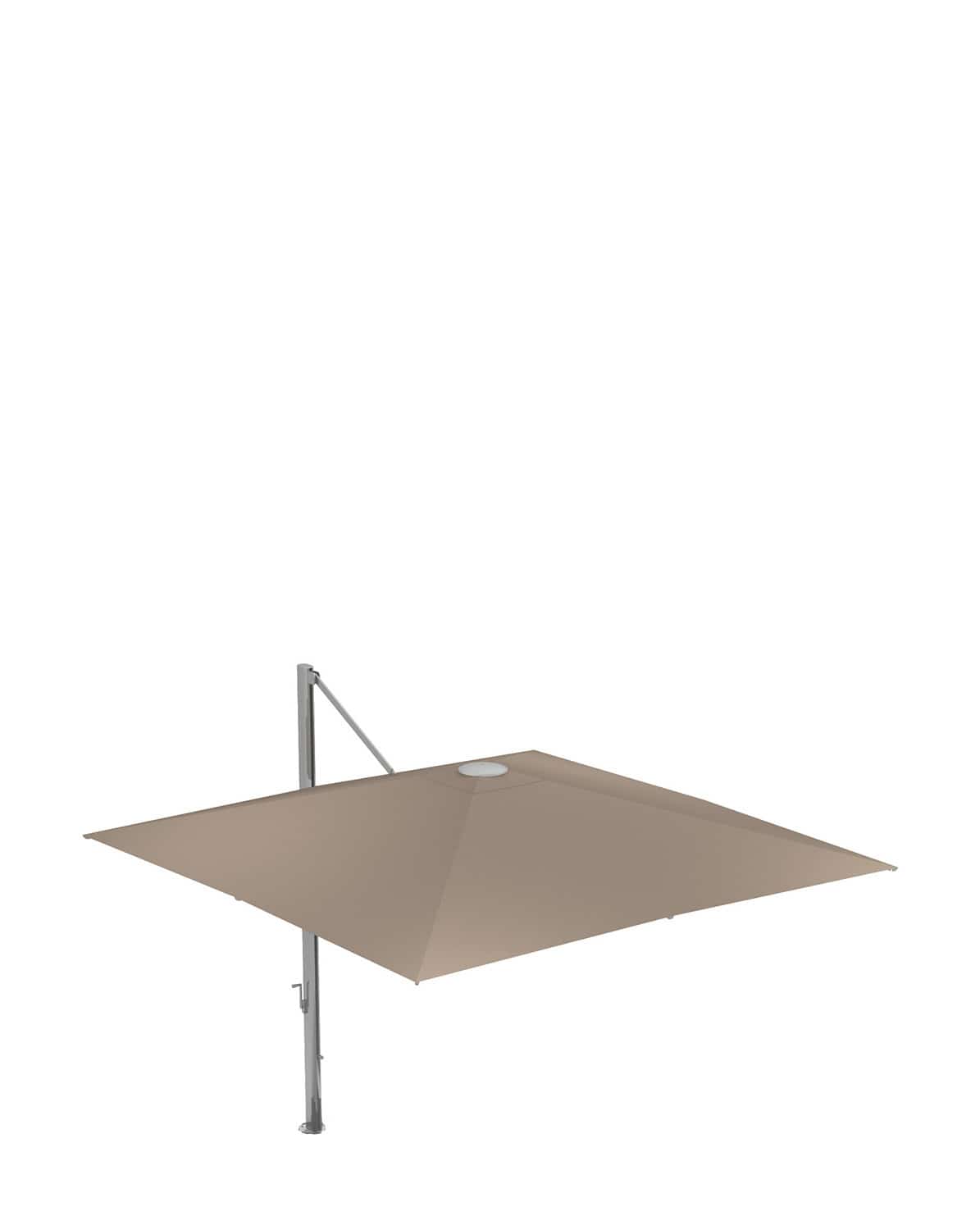 Sonnenschirm Navona  mit Gelenk taupe 4 x 3 m