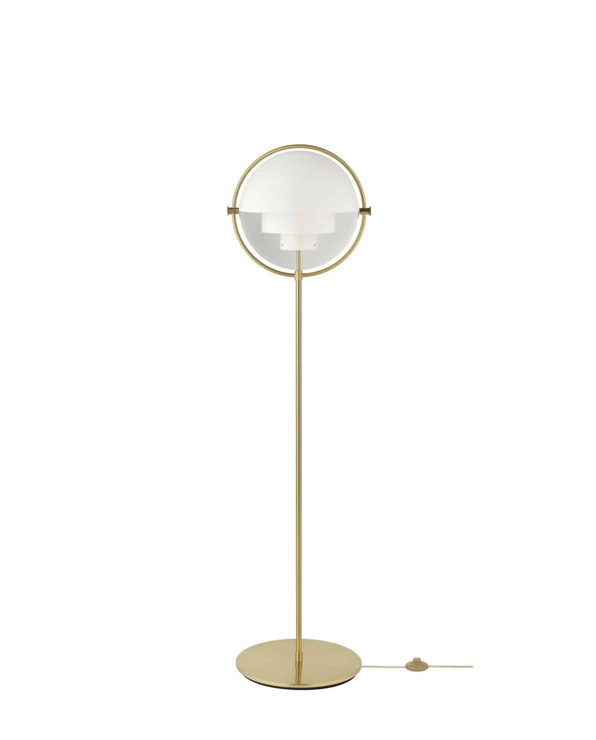 Stehleuchte Multi-Lite brass/white