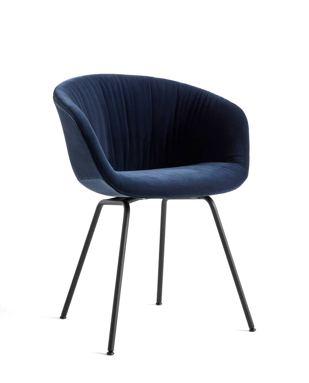 Stuhl About A Chair AAC27 black powder coated steel lola navy