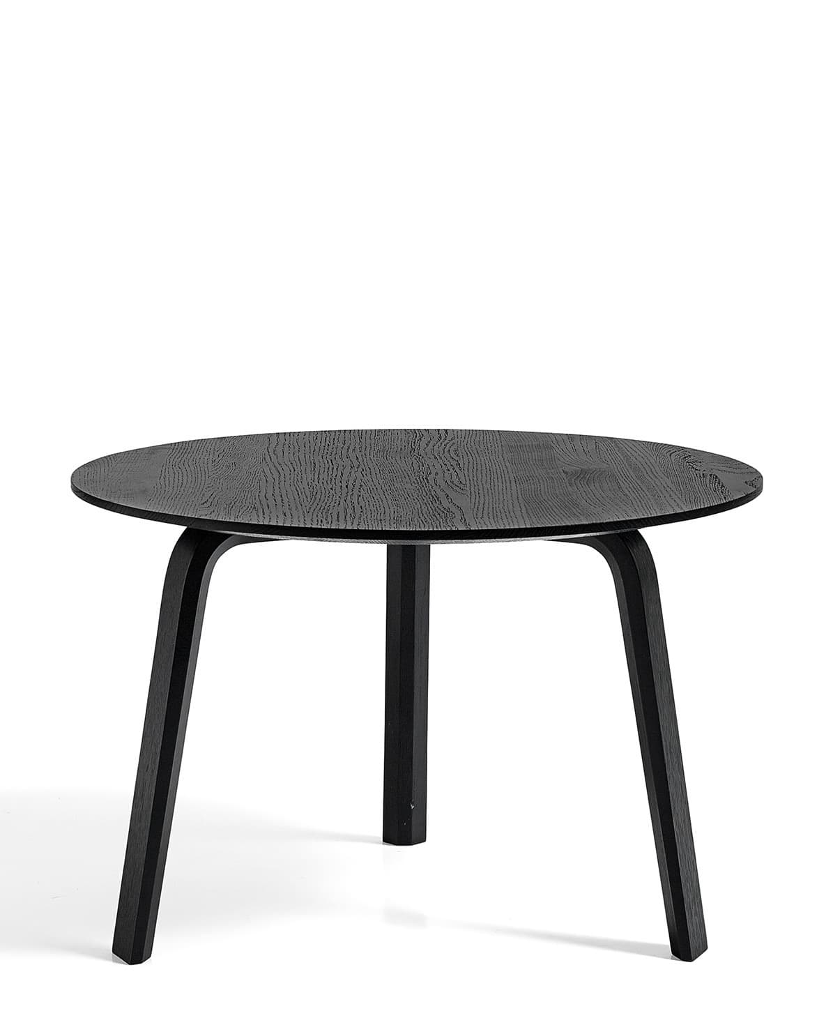 Tisch Bella Coffee Ø 60 cm black stained 39 cm H